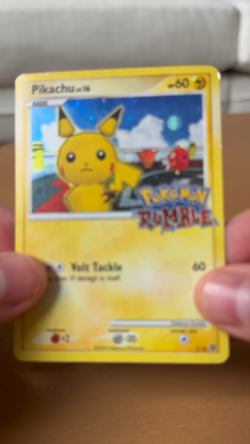 Pokemon Pikachu Rumble 7/16 Holo Rare Stamp 2009 Lv. 16 Vintage - Image 2