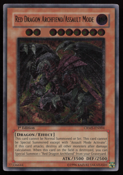 Red Dragon Archfiend/Assault Mode (UTR) CRMS-EN004 Crimson Crisis 1st Edition - Image 1