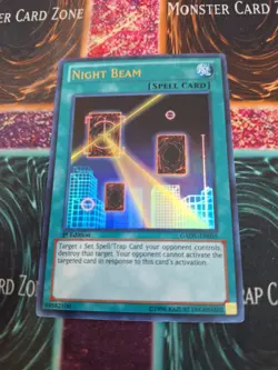 Yugioh Night Beam GAOV-EN055 Ultra Rare 1st Edition Near Mint - Image 1