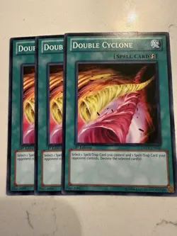 3x Double Cyclone DREV-EN046 1st Edition Common NM Yugioh - Image 1