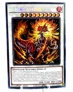 Jurrac Astero BLMM-EN018 - SECRET RARE 1ST EDITION NM - YuGiOh! TCG Near Mint - Image 1