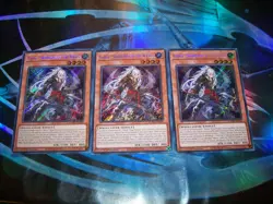 3x Avance, Swordsman of the Nekroz 1st Edition Secret Rare BLMM-EN024 Yu-Gi-Oh! - Image 1