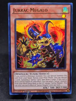 Yu-Gi-Oh! Jurrac Megalo BLMM-EN016 1st Edition (UR) NM - Image 1