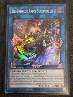 1x Nm Tri-brigade Arms Bucephalus II Super Rare 1st Edition PHHY-EN048 Yugioh - Image 1