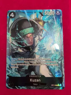 One Piece Kuzan (Alternate Art) OP11-084 A Fist of Divine Speed Foil - Image 1