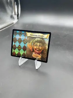 2001 HARRY POTTER TCG BASE SET HOLO FOIL RARE CARD #9/116 HERMIONE GRANGER MP - Image 1