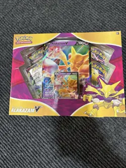 Pokemon Alakazam V Promo Box Spanish Pokemon TCG Sealed Collectible Card Game - Image 1