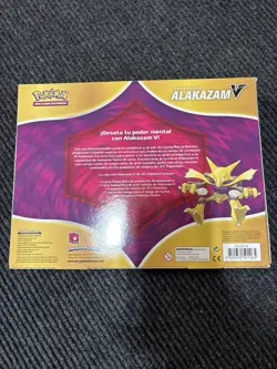 Pokemon Alakazam V Promo Box Spanish Pokemon TCG Sealed Collectible Card Game - Image 2