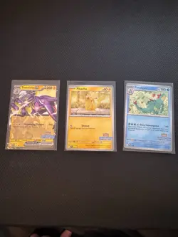 Pokemon Day 2024 Illustration Contest 3 Card Set Feraligatr, Pikachu, Toxtricity - Image 1