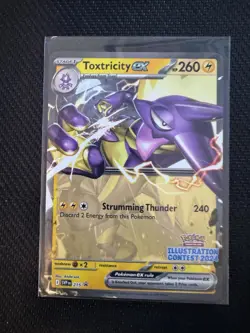 Pokemon Day 2024 Illustration Contest 3 Card Set Feraligatr, Pikachu, Toxtricity - Image 3