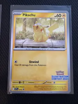 Pokemon Day 2024 Illustration Contest 3 Card Set Feraligatr, Pikachu, Toxtricity - Image 4