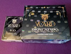 GamerSupps V Card Rising Stars 1st Edition Booster Box + Sleeves FACTORY SEALED - Image 1