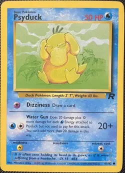 Psyduck 65/82 Team Rocket Regular - Pokemon Card - Image 1