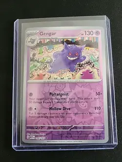 Pokemon TCG Gengar 094/165 SV 151 Reverse Holo NM Card - Image 1