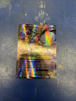 Mega M Mewtwo EX 64/162 Ultra Rare XY Breakthrough Pokemon Card 2016 Edition - Image 1
