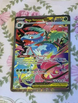 Pokemon TCG Mega Venusaur EX Card 177/132 English, Near Mint Condition - Image 4