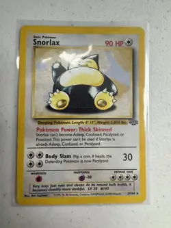 Pokemon TCG Snorlax Jungle Card 27/64 - Image 1