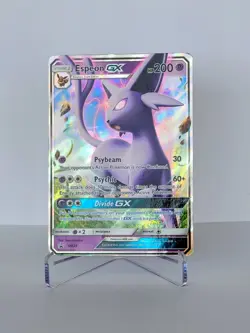 Pokemon Espeon GX TCG SM35 Sun and Moon Black Star Promo Card MP/HP - Image 3