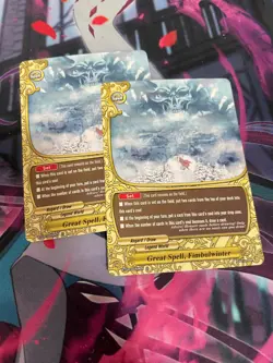 FUTURE CARD BUDDYFIGHT - LEGEND WORLD ASGARD DECK - GREAT SPELL FIMBULWINTER - Image 2