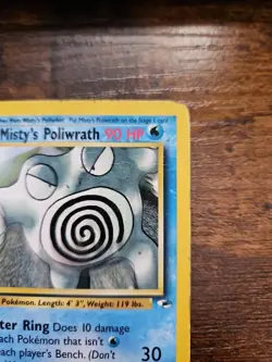 Pokemon TCG Gym Heroes Unlimited Rare Misty's Poliwrath 31/132 Regular Card MP - Image 2