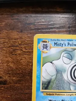 Pokemon TCG Gym Heroes Unlimited Rare Misty's Poliwrath 31/132 Regular Card MP - Image 3