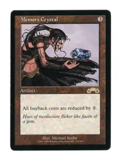Memory Crystal - Magic the Gathering MTG - Exodus LP Vintage - Image 1