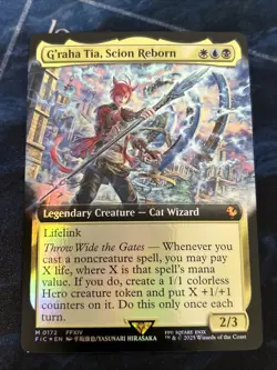 G'raha Tia, Scion Reborn (Extended Art) Commander: Final Fantasy Foil NM-M - Image 1