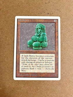 MTG Unlimited Jade Statue - Image 1