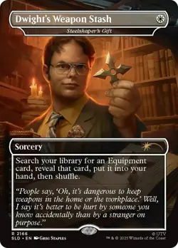 Dwight's Weapon Stash | Steelshaper's Gift (Secret Lair) FOIL PROMO NM ABUGames - Image 1