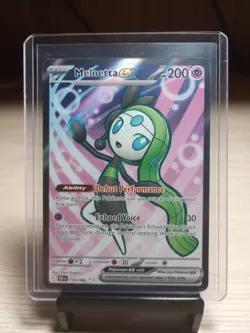 Meloetta ex (Black Bolt 159/86) full art rare Pokemon TCG M/NM - Image 1