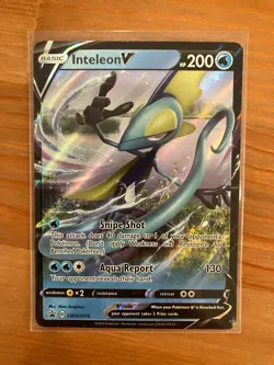 Pokemon TCG Sword & Shield Promo Cards Inteleon V SWSH016 NM - Image 1