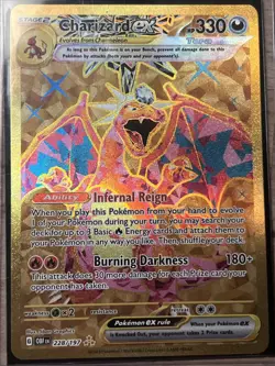 Pokemon TCG - Obsidian Flames - Charizard ex - 228/197 - Gold #2 - Image 1