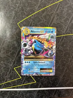 2016 Pokemon Evolutions M Blastoise EX 22/108 Holo Ultra Rare LP - Image 1