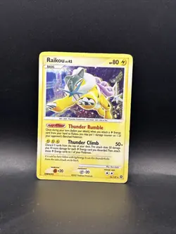 Pokemon Raikou 16/132 Secret Wonders Holo Rare - Image 1