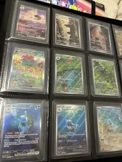 Charizard Ex Venusaur Ex Blastoise Pokemon 151 Complete Starter Evolution Set - Image 1