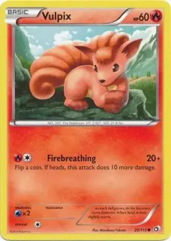 Pokemon TCG Legendary Treasures - Vulpix 20/113 - Image 1