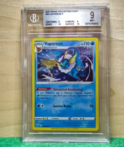 Vaporeon - 30/185 - Pokemon Vivd Voltage Cosmos Holo Promo Eevee Collector Chest - Image 1