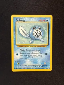 Poliwag 059/102 - Base Set - Regular - Unlimited - WOTC - Pokemon TCG - LP - Image 1
