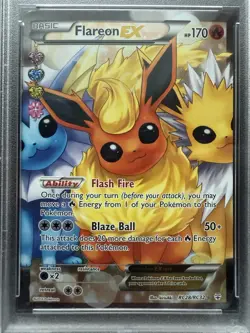 Pokemon Flareon EX FA 2016 RC28/RC32 Generation Radiant Collection PSA 9 - Image 2