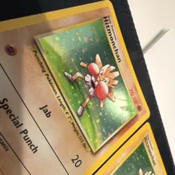 Pokemon Hitmonchan Base Set Holo Lot of 4 1999 English Wizards - Image 2