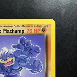 Vintage Pokemon Team Rocket Dark Machamp 27/82 Non-holo Rare WotC 2000 - Image 3