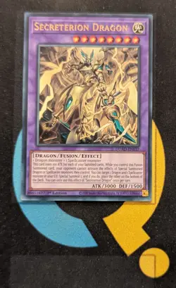 DUAD-EN037 Secreterion Dragon Ultra Rare 1st Edition YuGiOh - Image 1