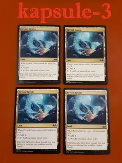 4x Crystal Grotto | Wilds of Eldraine | MTG Magic Cards - Image 1