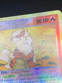 Arcanine 15/100 Reverse Holo - ex Sandstorm Pokemon Card - DMG - Image 2