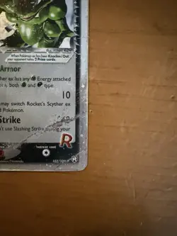 Rocket’s Scyther ex 102/109 EX Team Rocket Returns Holo Rare Pokemon Card HP - Image 5