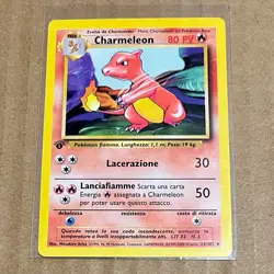 CHARMELEON - 24/102 - Italian 1st Edition Base Set Pokemon Card * Near MINT - Image 1