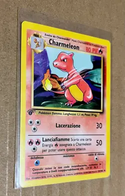 CHARMELEON - 24/102 - Italian 1st Edition Base Set Pokemon Card * Near MINT - Image 2
