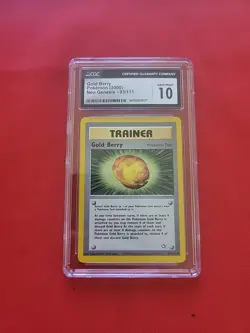 CGC 10 GEM MINT Gold Berry 93/111 Neo Genesis Pokemon Card 127 - Image 1