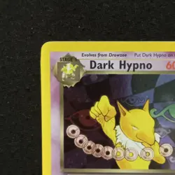 #9 Dark Hypno 9/82 Team Rocket Set Holo Pokemon Card TCG - Image 2
