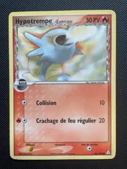 Carte Pokemon Hypotrempe 66/110 EX Fantomes Holon Bloc EX FR - Image 1